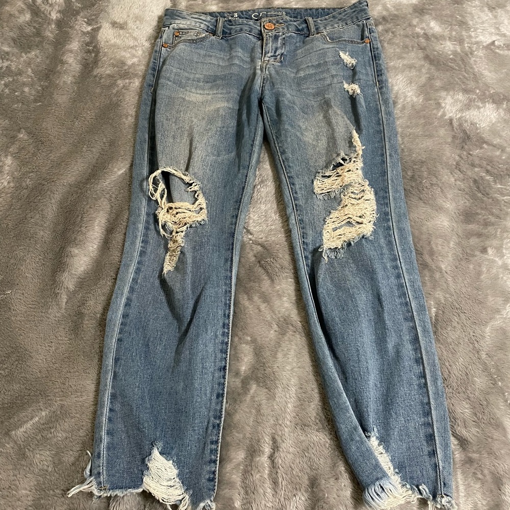 Capri Baggy Jeans